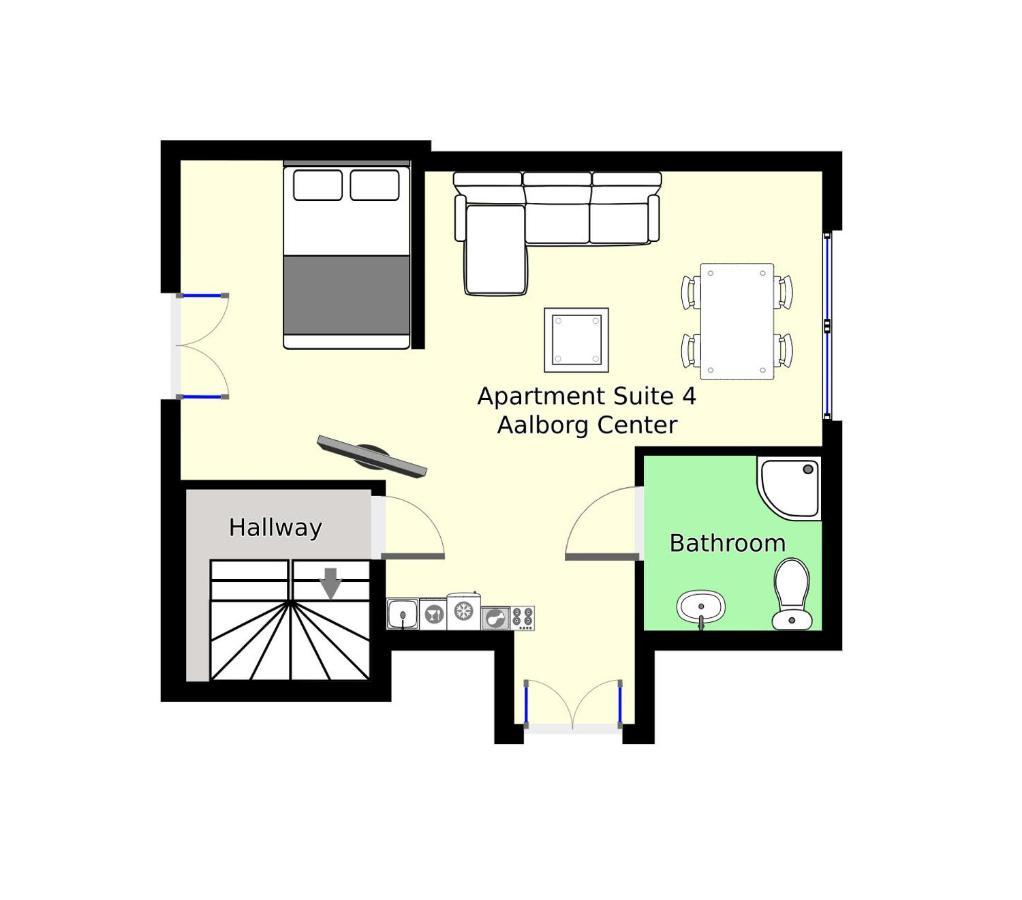Aday - Apartment Suite 4 Aalborg Center Exterior photo